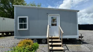 building a tiny house on land