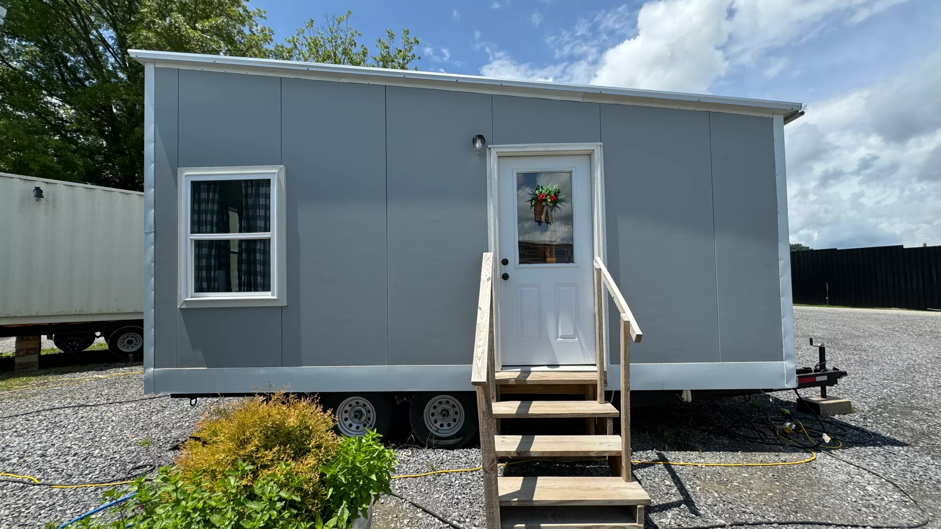 building a tiny house on land